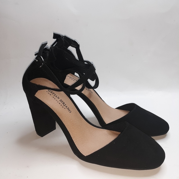 Christian Siriano Black Kam Cross Strap He… - Picture 3 of 10